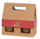 Gift box of cardboard 2 x honey 250 g amphora