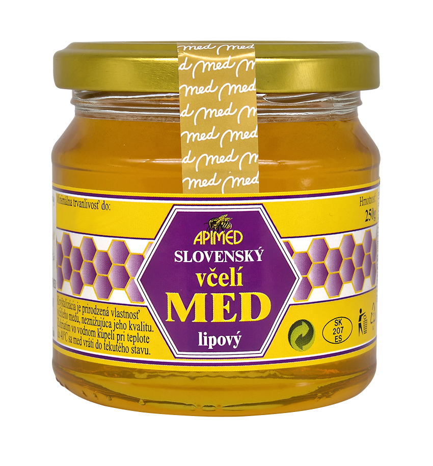 Lipový med 250g