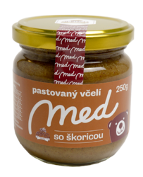 Pastovaný med so škoricou 250 g