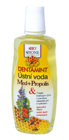Bylinná ústna voda s medom a propolisom 500 ml